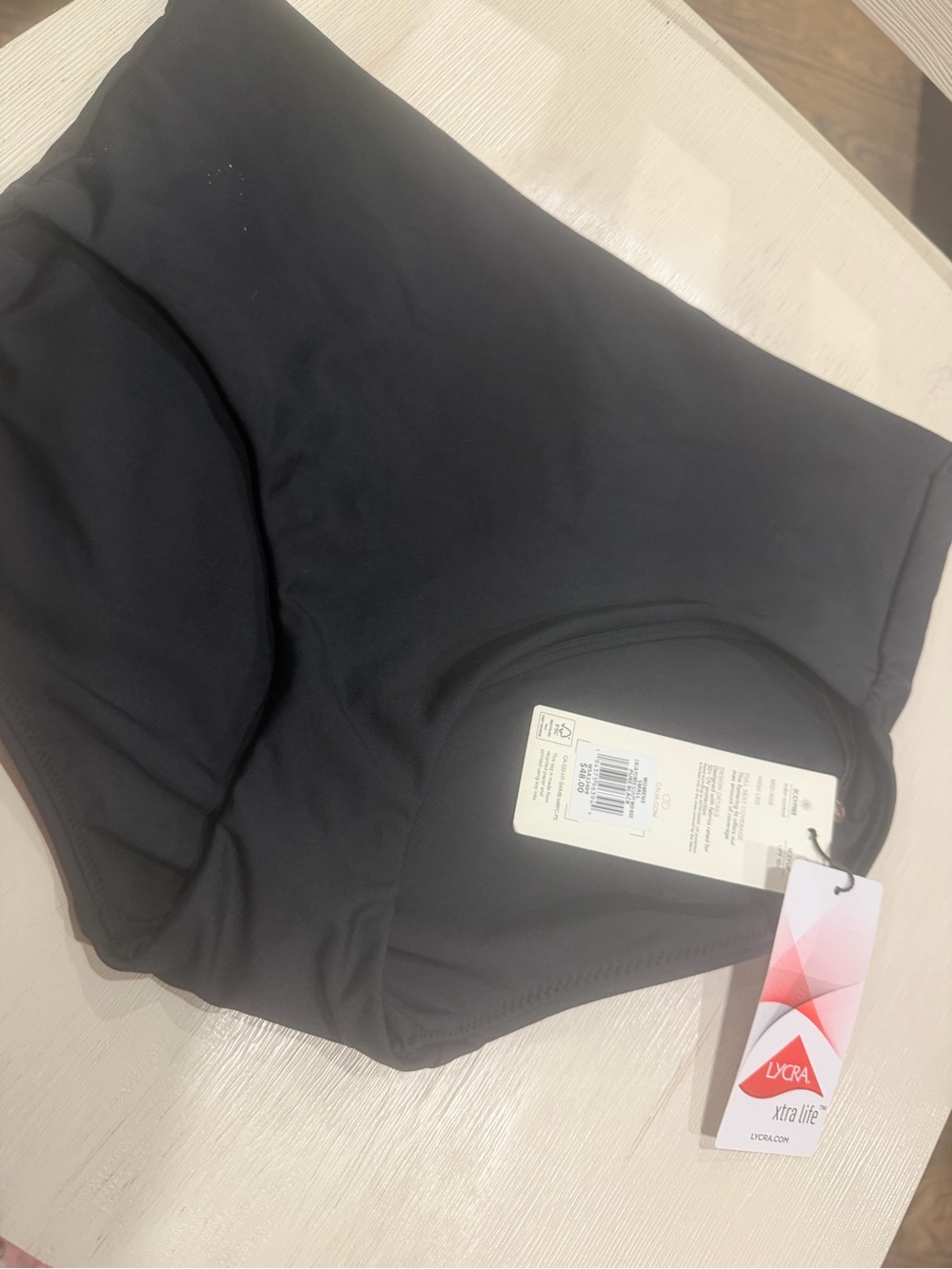 NWT Size-Sm Calia Swim Black Mid rise Bikini bottoms-power sculpt